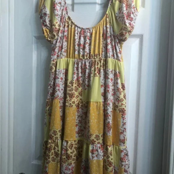 Patchwork Print Sundress - Picture 2 of 3